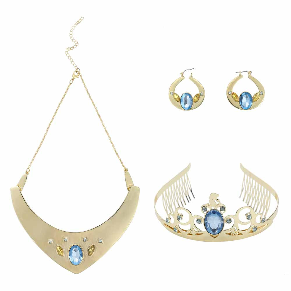 disney princess dress up jewelry Amazon.com: Disney Jewelry Set for Girls - Dress Up Accessories Bundle with Necklace and Earrings Plus Stickers, More