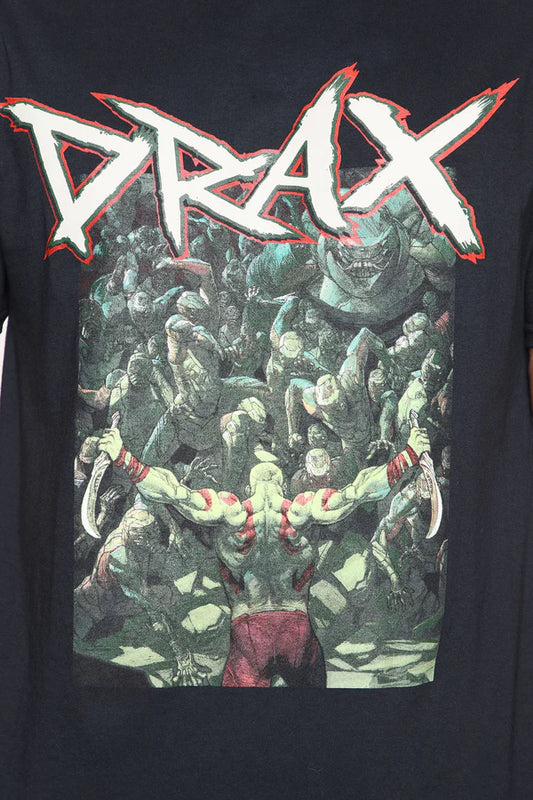Men's Guardians Of The Galaxy Drax Short Sleeve Tee - Black
