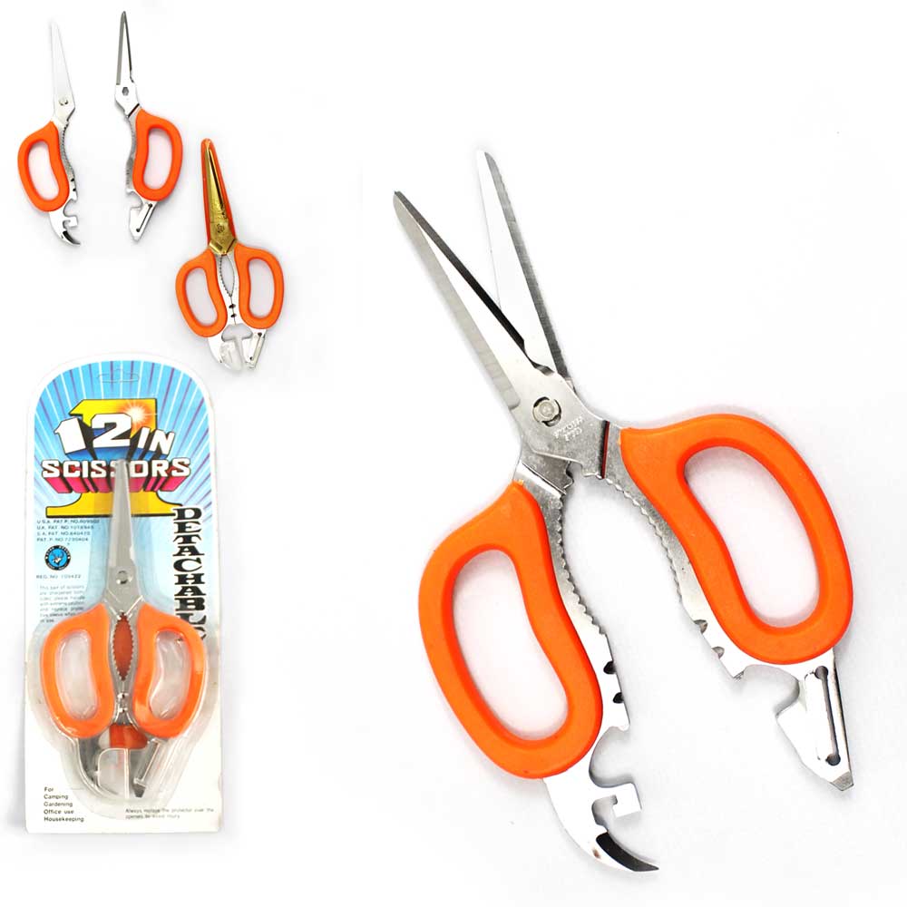 12-1 Multi-Purpose Scissor in blister pack – Rex Distributor, Inc