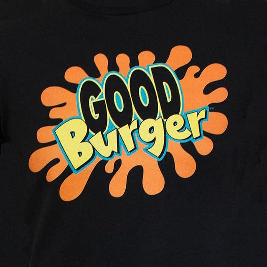 Men's Nickelodeon Good Burger T-Shirt Black Logo Tee
