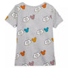 Disney I Love Mickey Mouse  Heart Hands T-Shirt for Women