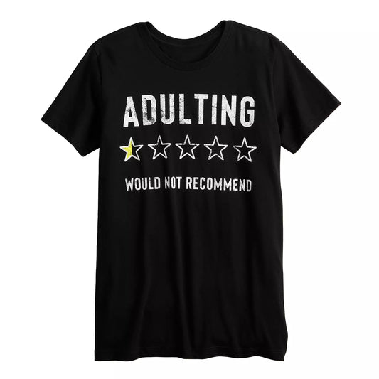 Men's Adulting Funny Graphic Tee