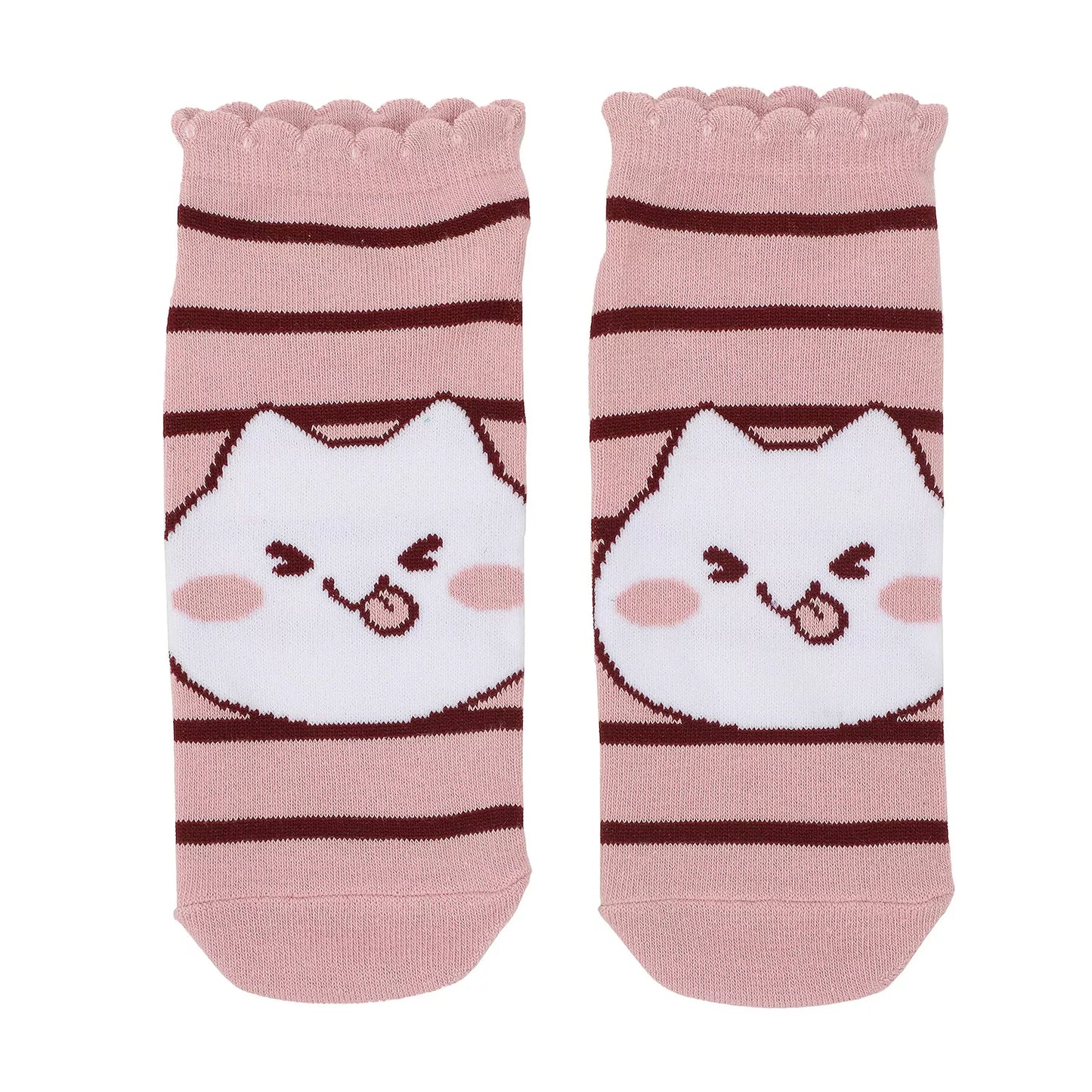 Women's Mimi & Neko Ankle Socks 5-Pack