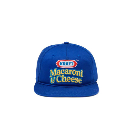 Kraft Mac & Cheese men's snapback cap in black with colorful embroidered logo, Rex Distributor Inc accessories, stylish and casual.