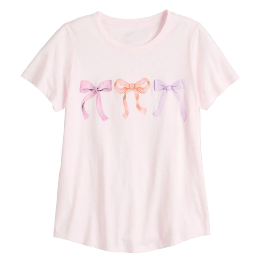 Women's Coquette Bow Lineup Graphic Tee