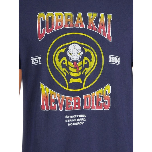 Men's Cobra Kai Never Dies Graphic Print Tee T-Shirt