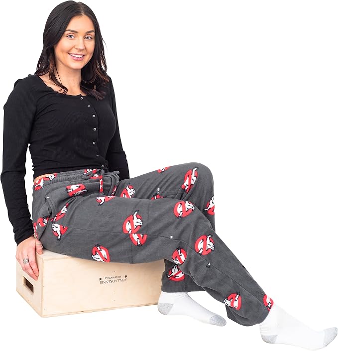 Ghostbusters Logo Adult Unisex Charcoal Christmas Lounge Pants