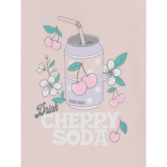 Girls Wonder Nation Soda Pop Graphic Tee with Short Sleeves