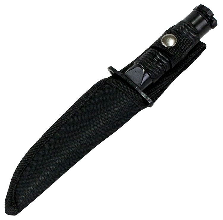 SH 9090-BK 8.5" Heavy Duty Black Mini Survival Knife with Sheath