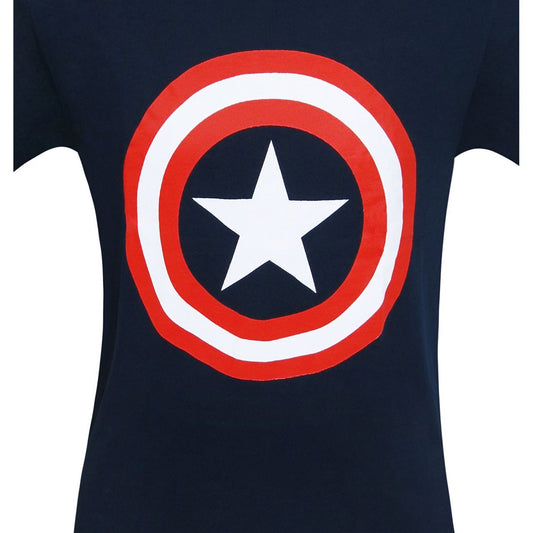 Men's Super Heroes & Villains Marvel Comics Captain America Shield Graphic Tee T-Shirt