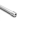 BT 278 Chrome Rubber Handle Telescoping Baton with Glass Breaker, Belt Clip, & Sheath