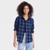 Women's Grateful Dead Long Sleeve Checkered Graphic Button-Down Shirt Flannel