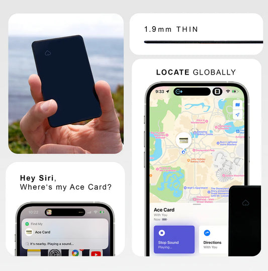 Smartphone with map application and user interface elements on a white background