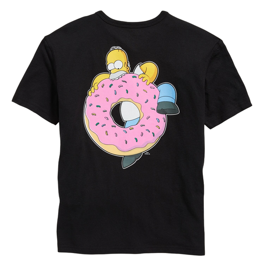 Men's The Simpsons Donut Graphic Tee T-Shirt