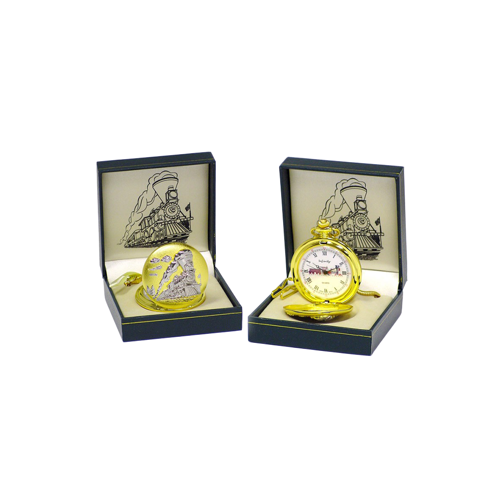 P 245 Steam Locomotive Pocket Watch with Gift Box