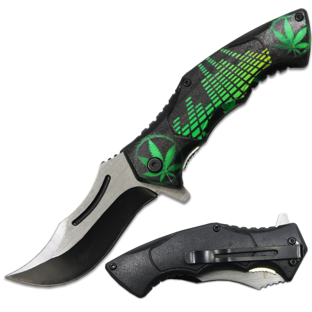 Rex Distributor PK 6080-M3 4.5-inch spring-assisted tactical folding knife with handle assist open and belt clip attachment.