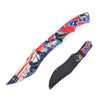 SE 1868-2 13" Rebel Full Tang Fix Blade Hunting Knife With Sheath