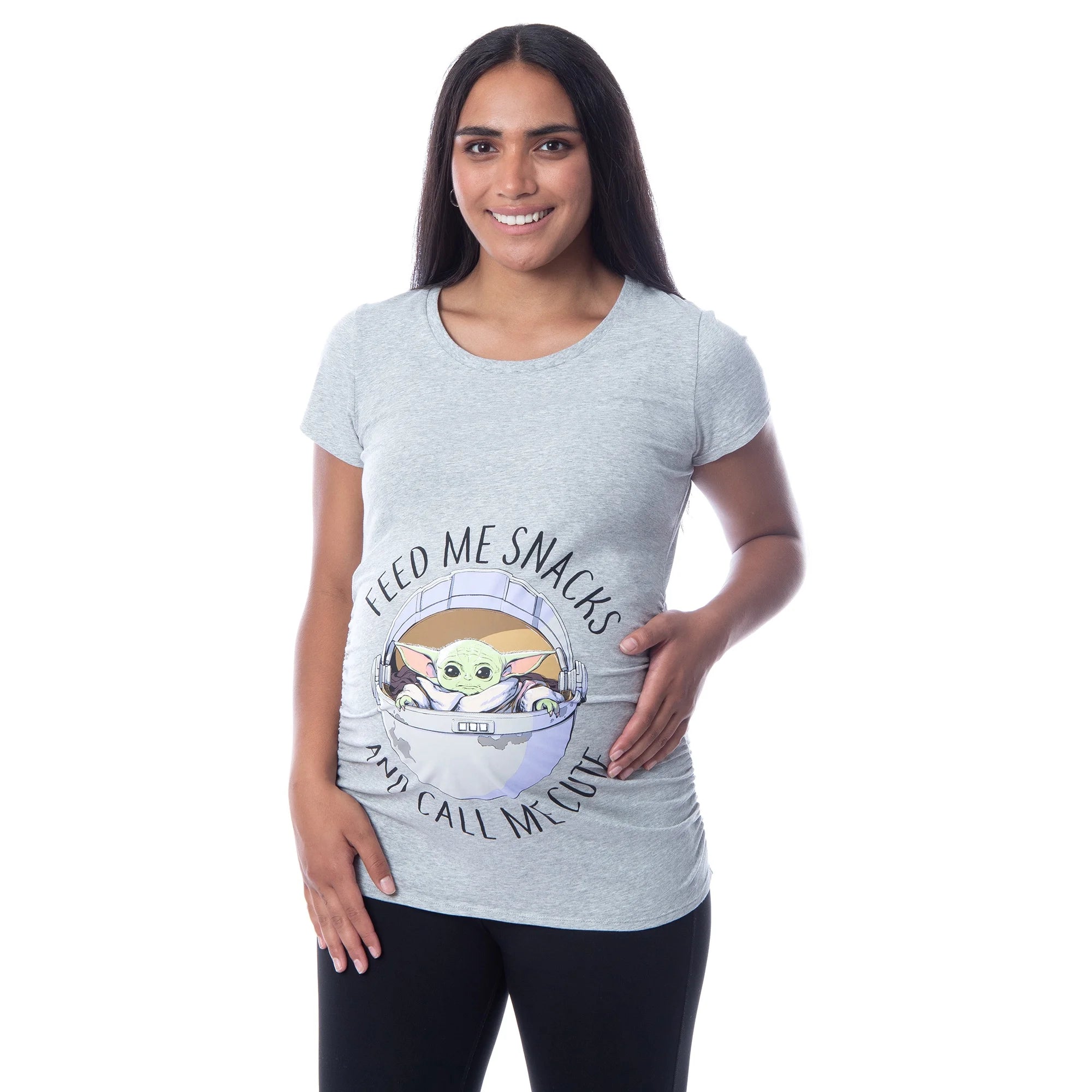 Women's Star Wars Maternity The Mandalorian The Child Feed Me