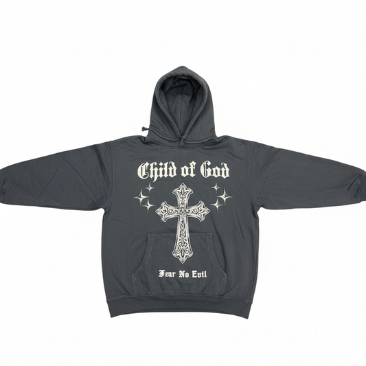 Child Of God Fear No Evil Pullover Hoodie