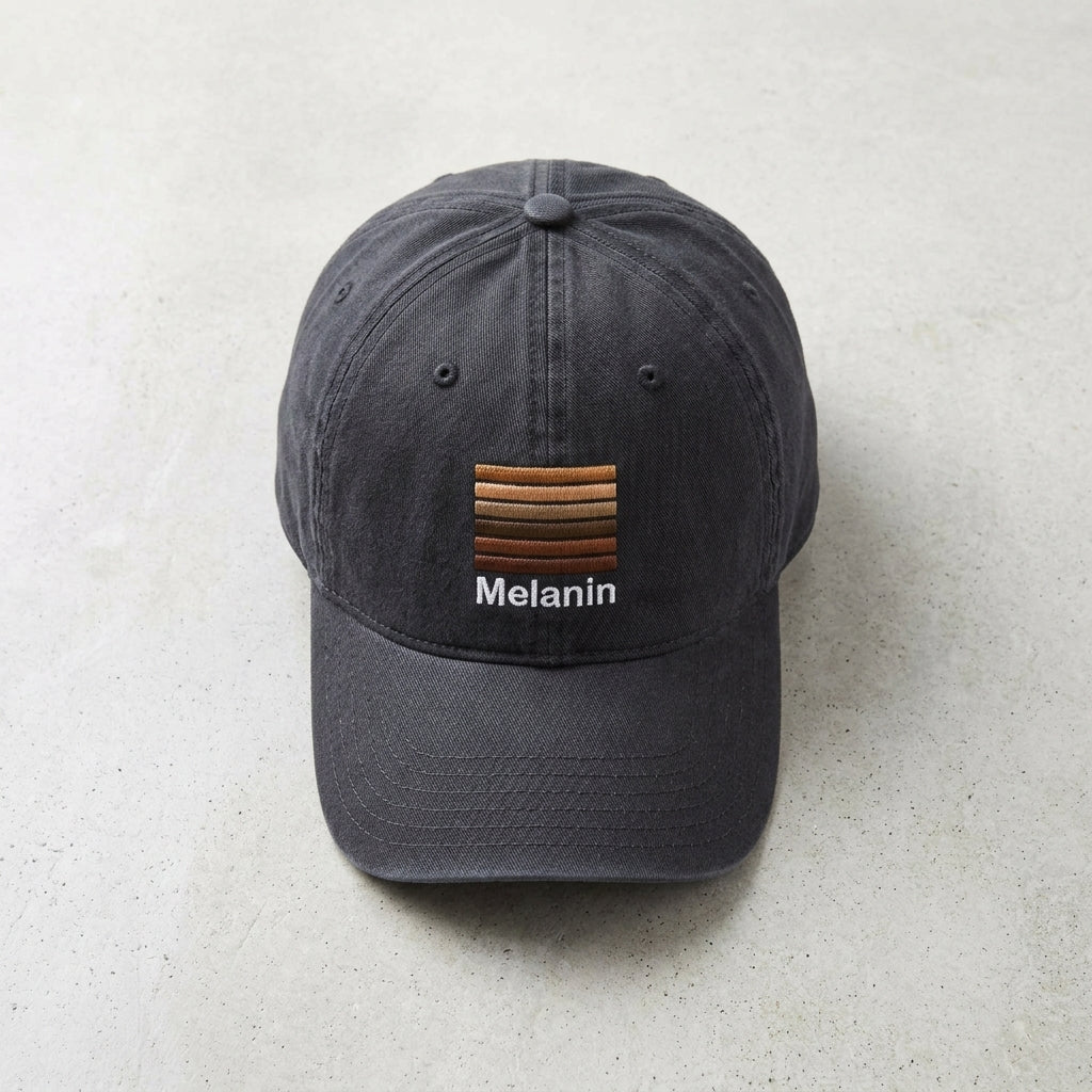 Adult Melanin Dad Baseball Hat