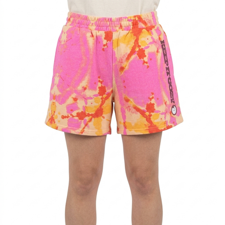 Adults Maruchan Keep It Cozy Tangerine Tie Dye Orange Shorts