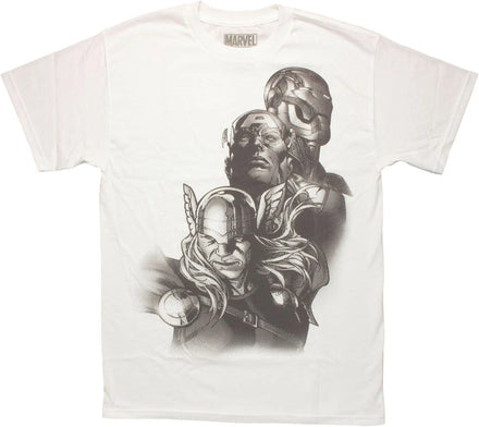Men's Marvel Avengers Trio Halftone Graphic Tee T-Shirt