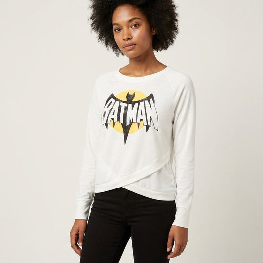 Women's Juniors DC Comics Retro Batman Logo Graphic Sweatshirt
