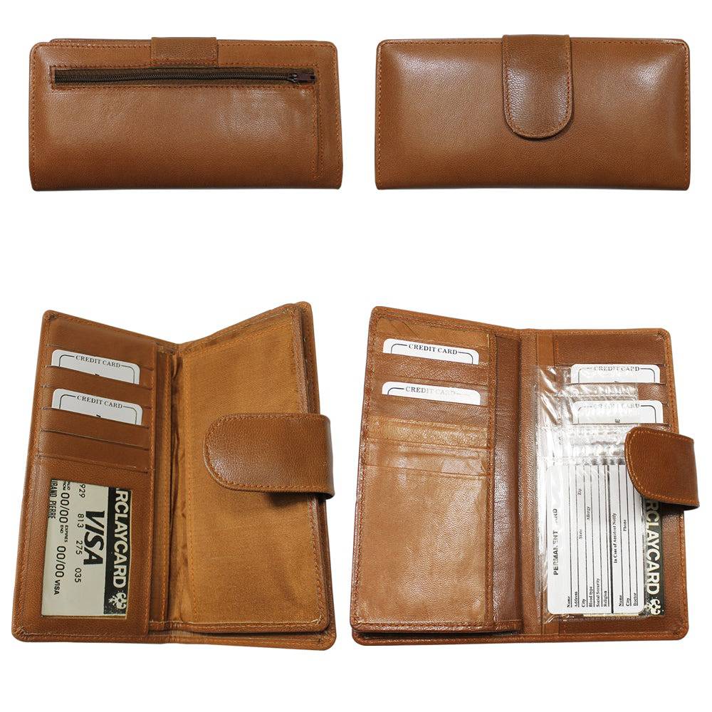 CB 0077-Tan Womens tan wallet - Rex Distributor, Inc. Wholesale Licensed Products and T-shirts, Sporting goods,