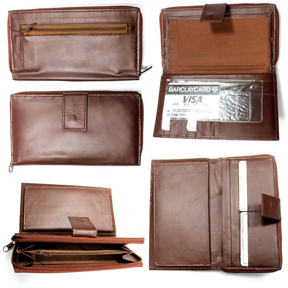 CB 02-BN Womens brown wallet - Rex Distributor, Inc. Wholesale Licensed Products and T-shirts, Sporting goods,