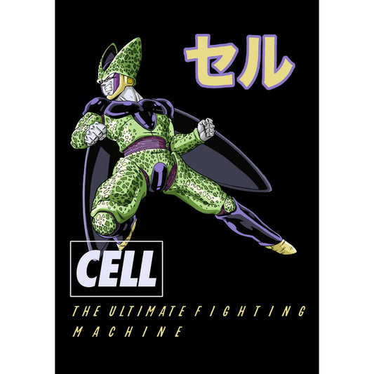 Men's Dragon Ball Z Cell The Ultimate Fighting Machine Graphic Tee T-Shirt