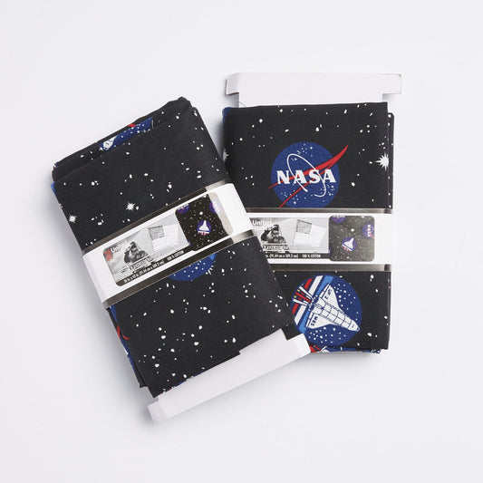 Nasa Space Shuttle Precut Cotton Fabric, 2-Pack, 2 Yard