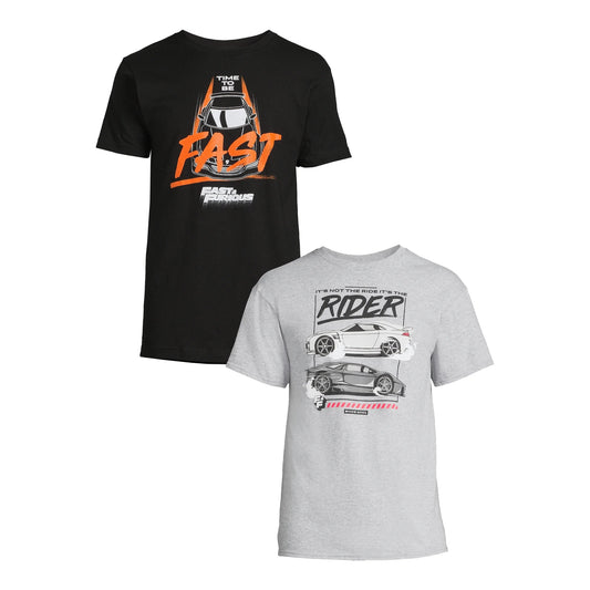 Men's Fast & Furious Graphic T-Shirt 2-Pack