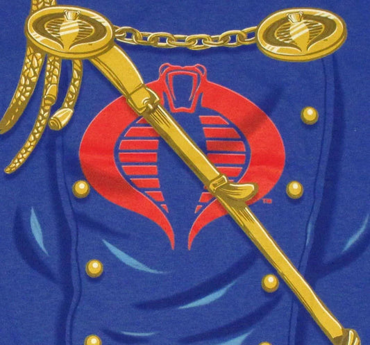 Men's GI Joe Cobra Commander Costume Graphic Tee T-Shirt