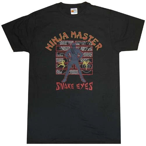 Men's GI Joe Snake Eyes Ninja Master Graphic Tee T-Shirt