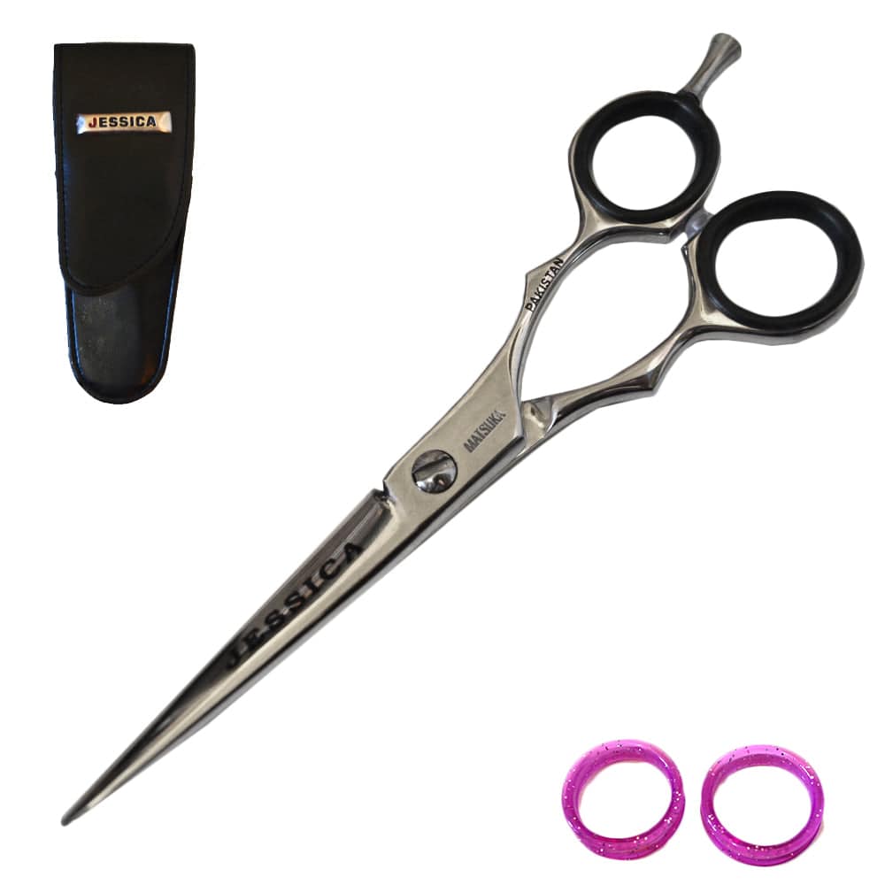 JC-55 5.5" Jessica Pro Salon Japan Cobalt Steel Hair Grooming Cutting Scissors - Rex Distributor, Inc. Wholesale Licensed Products and T-shirts, Sporting goods,