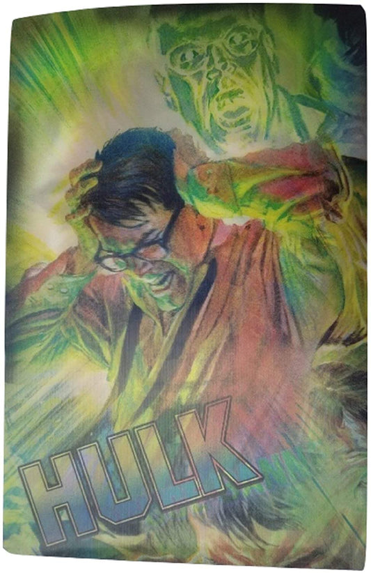 Loot Crate Hulk Bruce Banner Marvel Comics Lenticular Two View Print