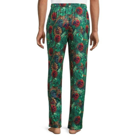 Men’s Jurassic Park, Logo Pajamas Sleep Pant Multicolor