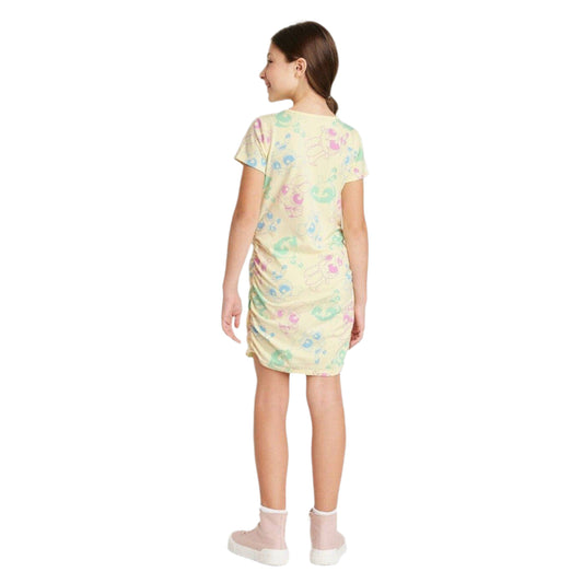 Girls' Yellow The Powerpuff Power Puff Girls Polo Dress