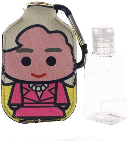 Golden Girls Rose Keychain with Hand Sanitizer Bottle Holder - Rex Distributor, Inc. Wholesale Licensed Products and T-shirts, Sporting goods,