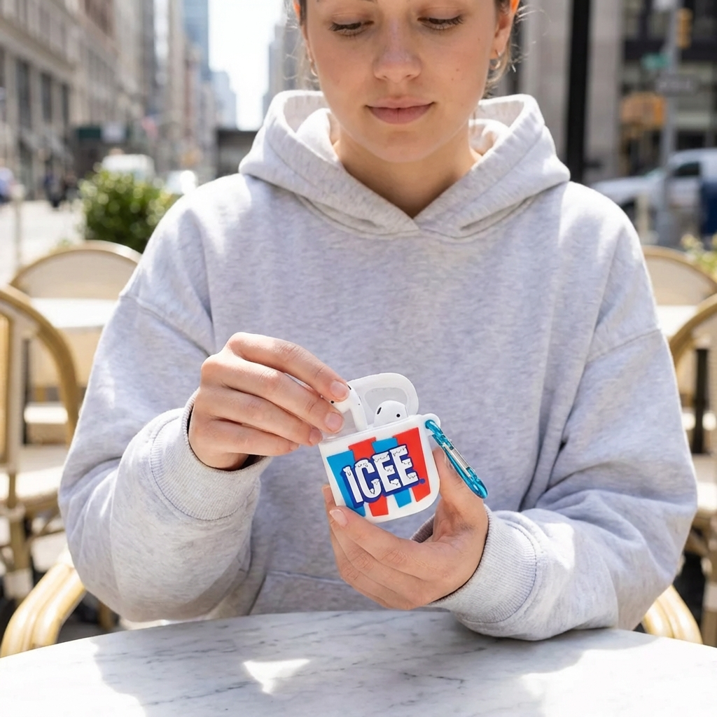 Icee Cherry AirPods (1/2 Generation) Case
