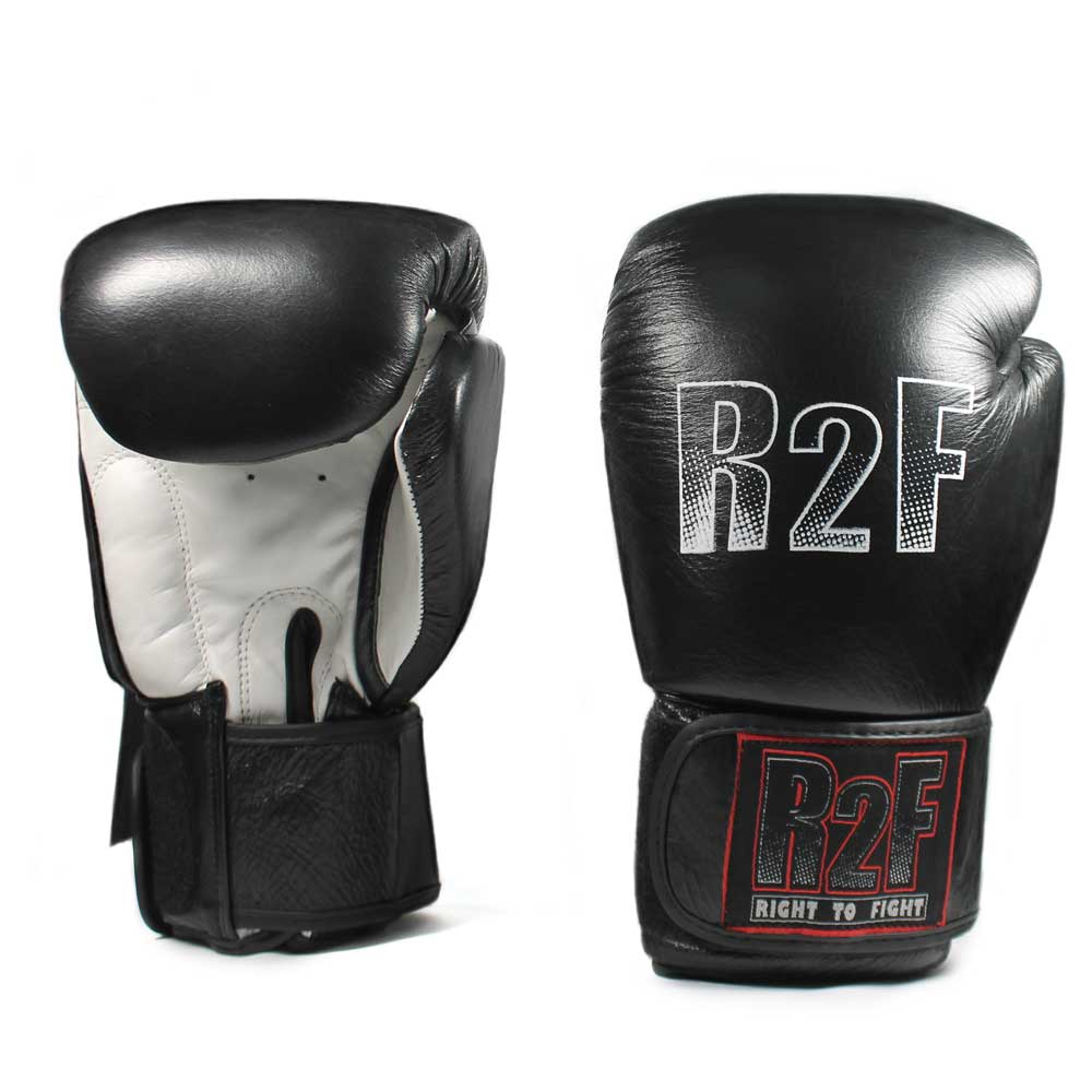 R2F-10ozBK All leather boxing gloves with wrist support - Rex Distributor, Inc. Wholesale Licensed Products and T-shirts, Sporting goods,