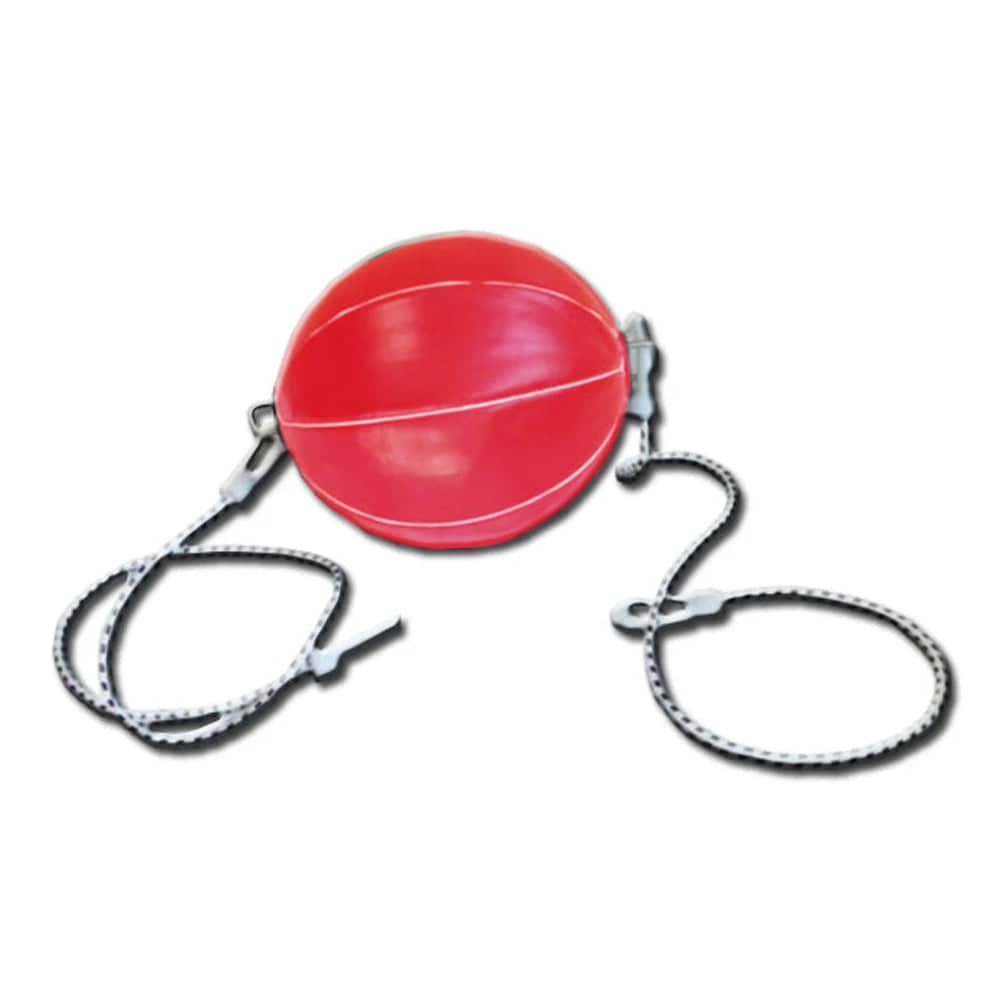 Red Rex 345R double-ended boxing speed ball used for fitness training and boxing drills.
