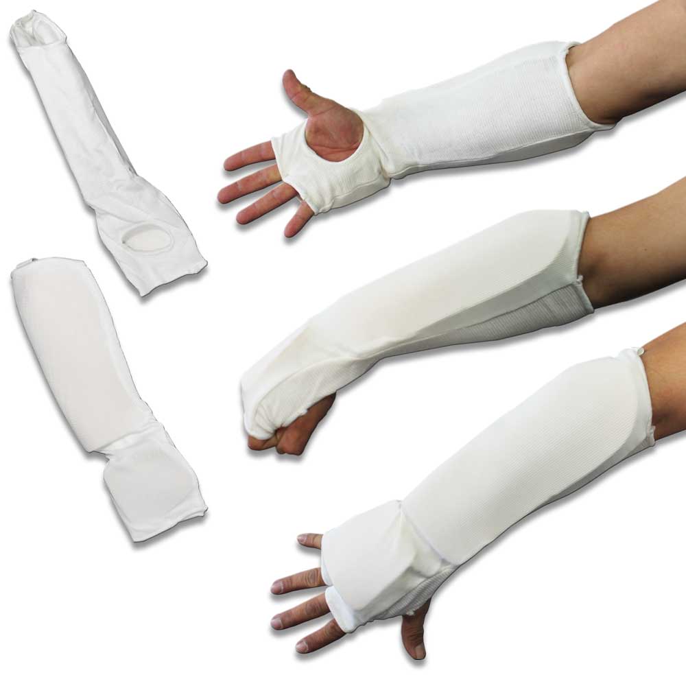Rex 378-J martial arts arm and hand protection for boxing and fitness, black padded protective gear for combat sports.