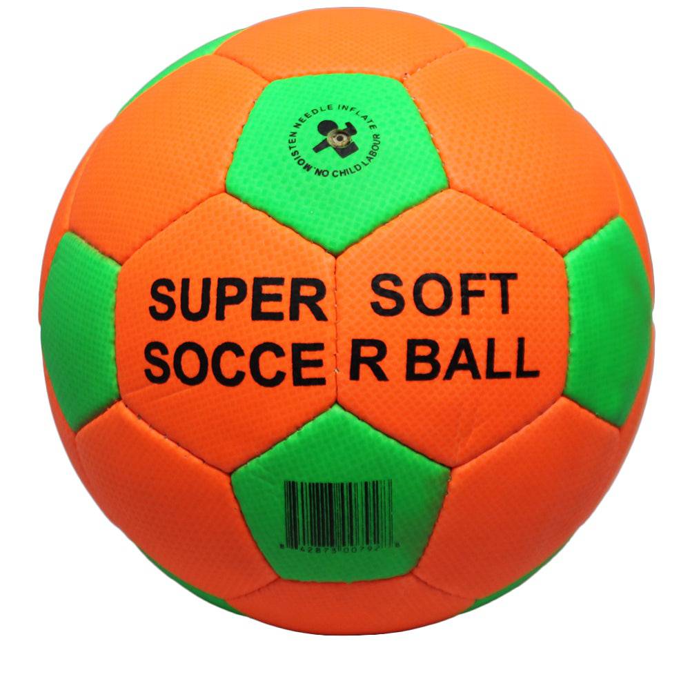 Multi-color Rex 455 Super Soft Beach Soccer Ball, size 5, designed for outdoor play and fitness activities.