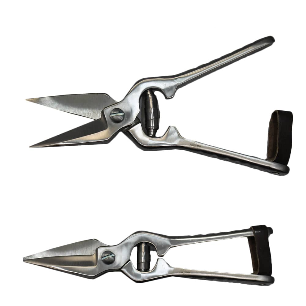 Rex Distributor RI 540-A 8-inch heavy-duty straight garden scissors with sharp blades for pruning and gardening tasks.