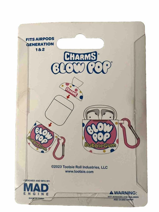 Blow Pop Bubble Gum Silicone AirPod Case Holder For Gen 1 & 2