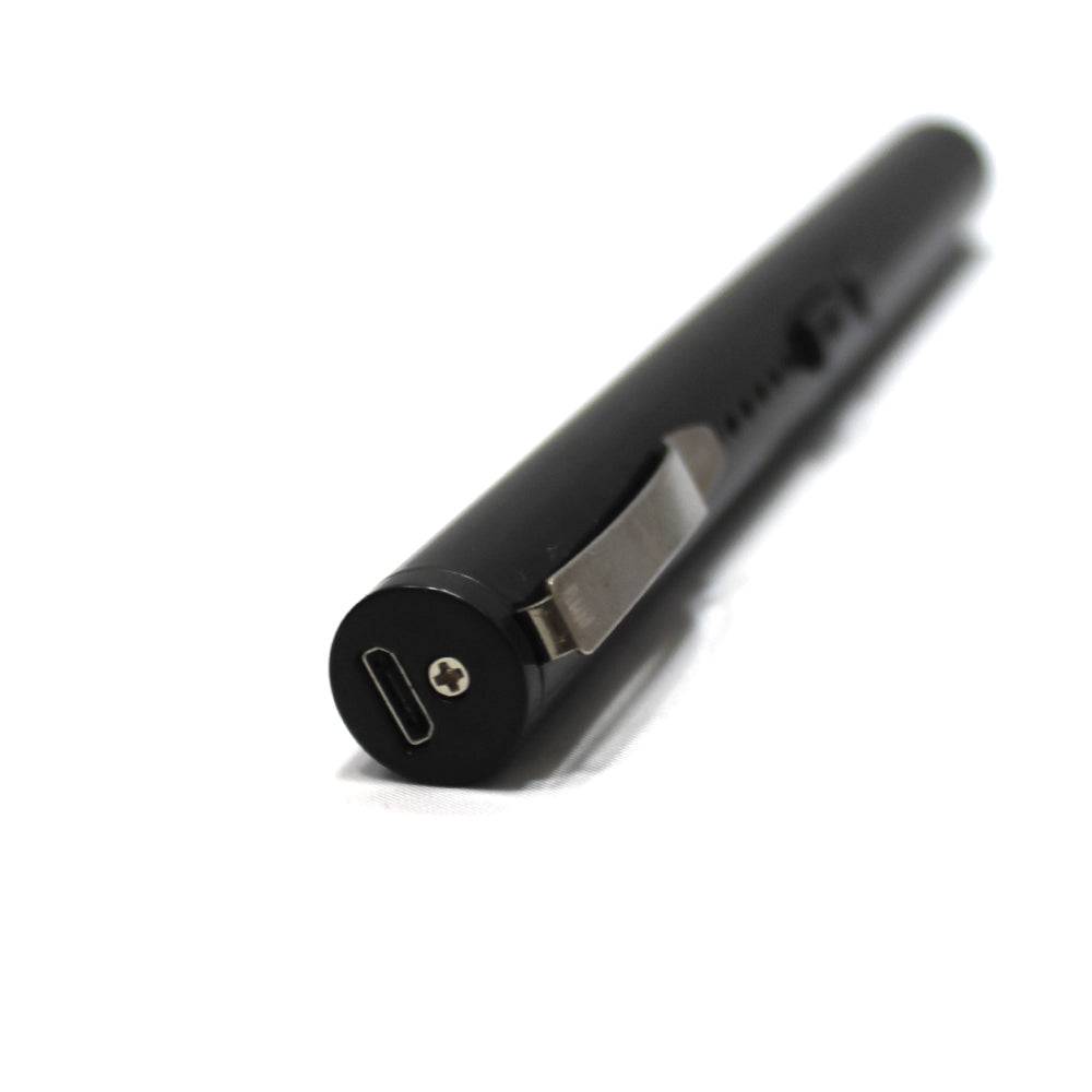 Black Rex Distributor stun pen with high power 100kv, USB rechargeable self-defense stun gun designed for personal safety.