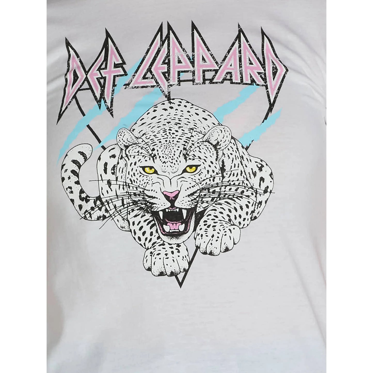 Girl's Def Leppard Graphic Print Tee T-Shirt