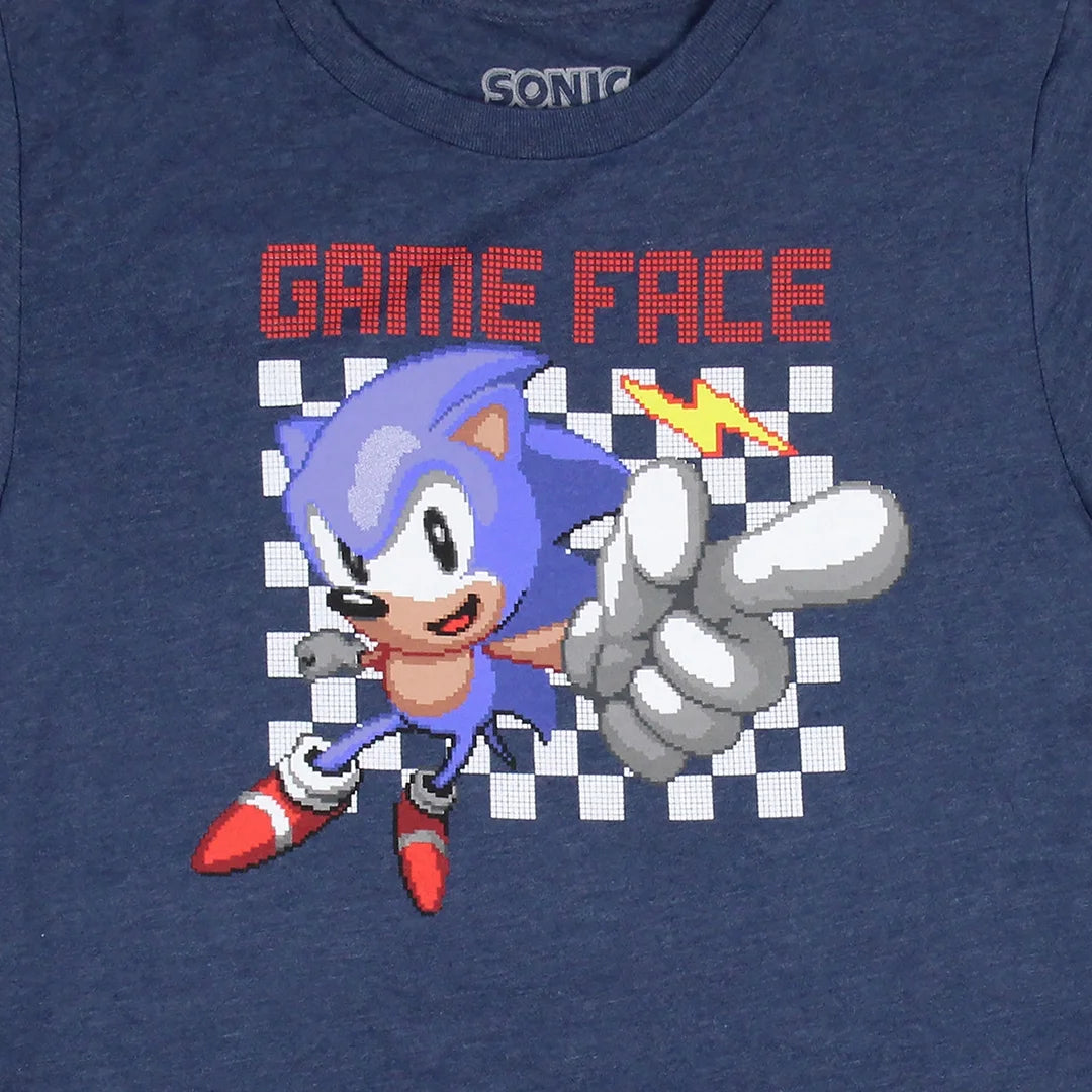 Boys' Sonic The Hedgehog Retro Graphic T-Shirt Tee