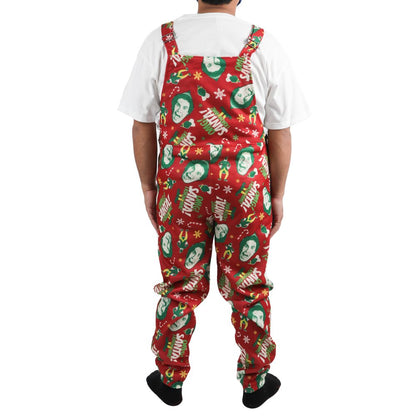 Elf The Movie All Over Print Jamarall Adult Red Union Suit